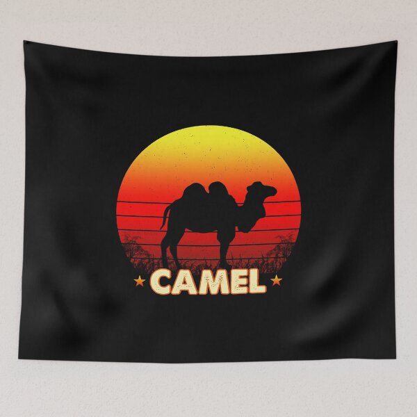 Item preview, Camel Dromedary Desert Retro Vintage Sunset Animals designed and sold by Cuatrocaminos.