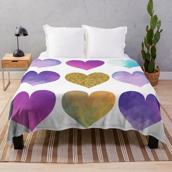 Item preview, Adorable Hearts Pattern with Coloured Hearts designed and sold by mariagram17.
