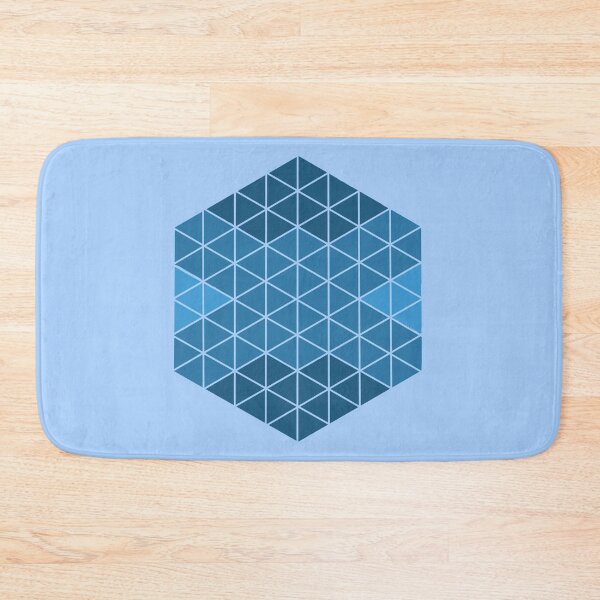 Item preview, Blue Abstract Triangle Sacred Geometry  designed and sold by Brooklynmpls.