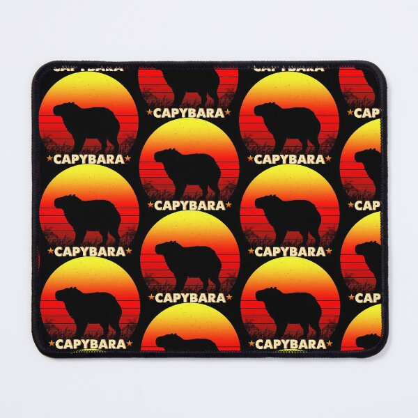 Item preview, Capybara Desert Retro Vintage Sunset Animals designed and sold by Cuatrocaminos.