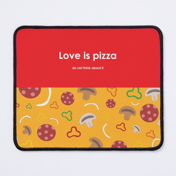 Item preview, Love is pizza! designed and sold by PersasArtCorner.