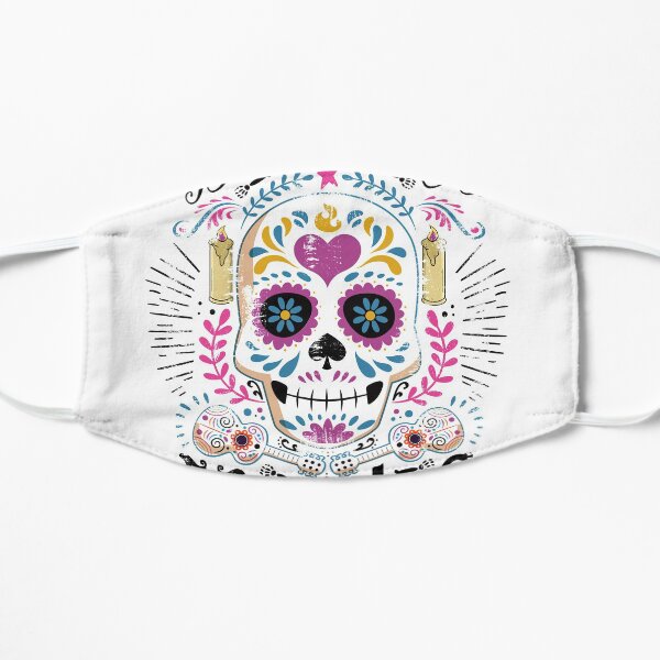Dia Del Los Muertos Flat Mask