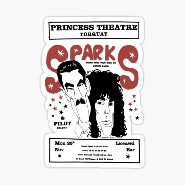 Item preview, Vintage Sparks - 1974 Tour  Christmas   designed and sold by DCScoundrels.