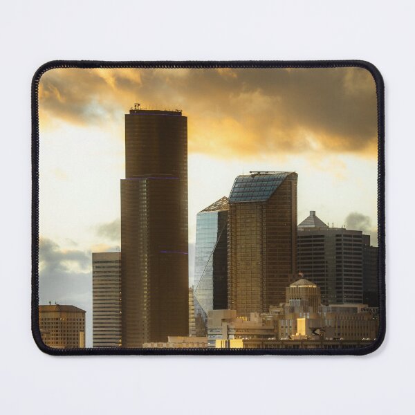 Item preview, Seattle cloudy golden hour skyline designed and sold by Robtography.