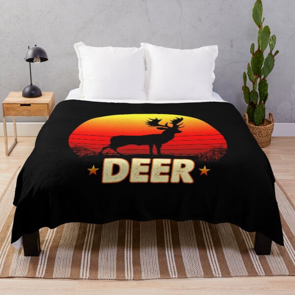 Item preview, Deer bulk Retro Vintage Sunset Animals designed and sold by Cuatrocaminos.