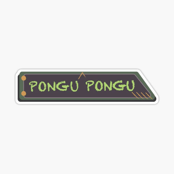 Pongu Pongu Sticker