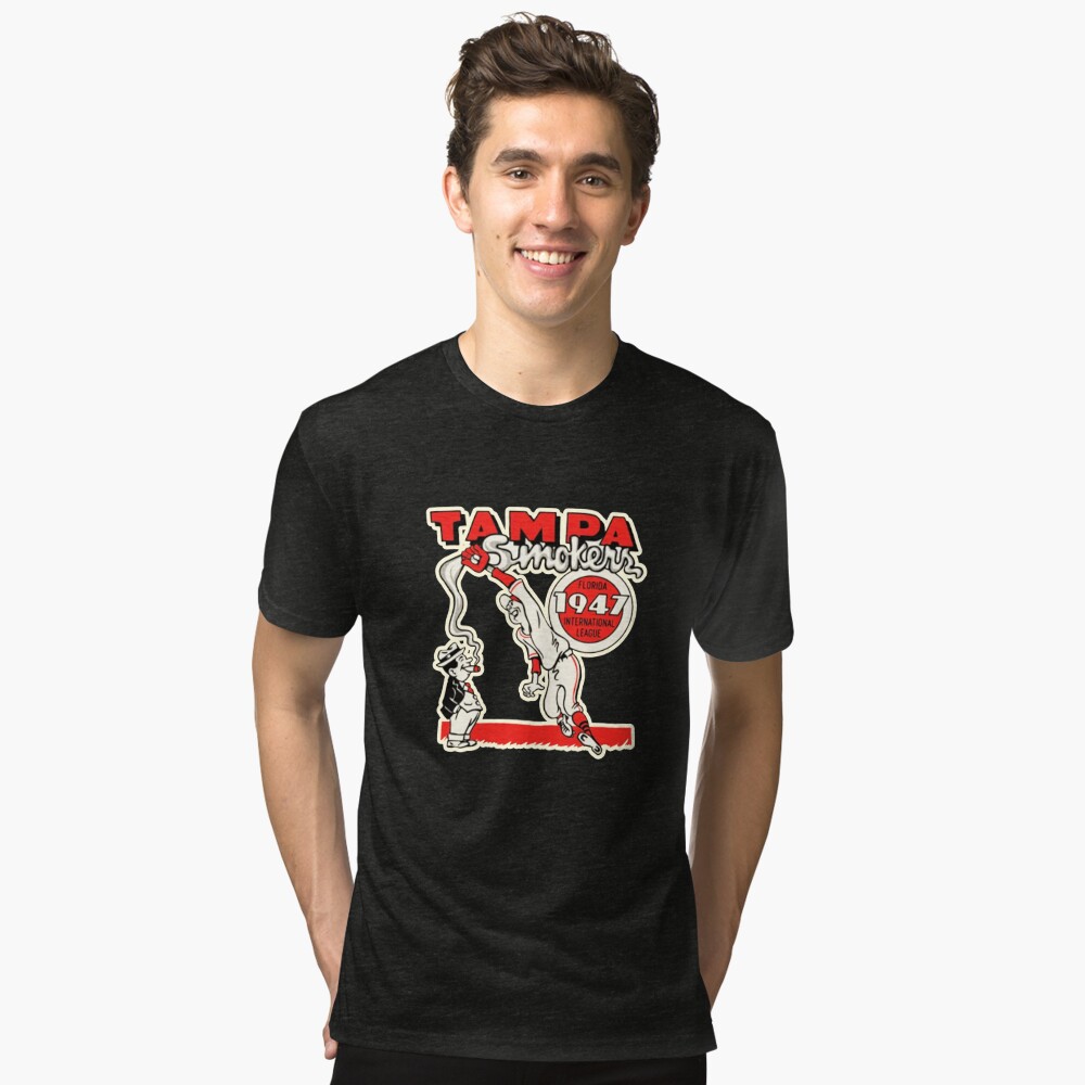 TAMPA BAY SMOKERS VINTAGE BASEBALL SHIRT AND STICKER  Active T-Shirt for  Sale by CityWitty