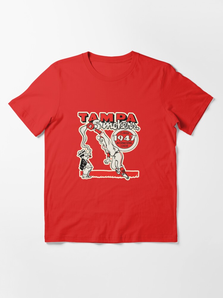 TAMPA BAY SMOKERS VINTAGE BASEBALL SHIRT AND STICKER  Active T