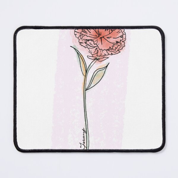 Item preview, JANUARY BIRTH FLOWER-CARNATION designed and sold by LivingLdesign.