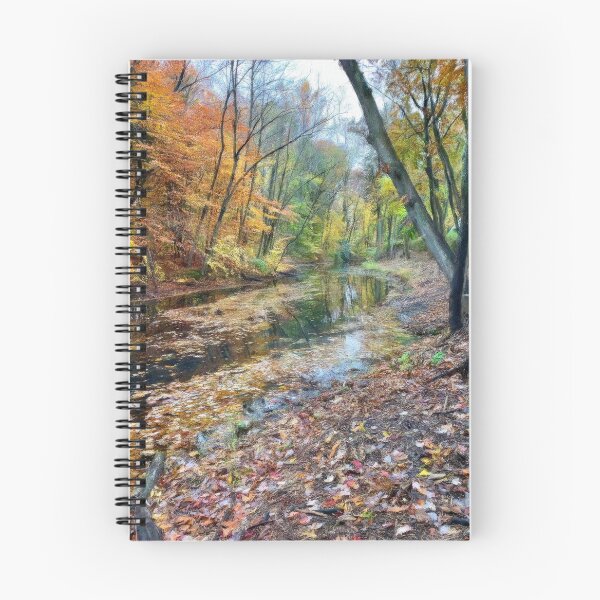 Item preview, Woods and Stream in Autumn designed and sold by Pamela Storch.