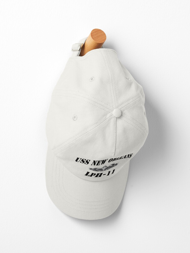 Alternate view of USS NEW ORLEANS (LPH-11) SHIP'S STORE Cap
