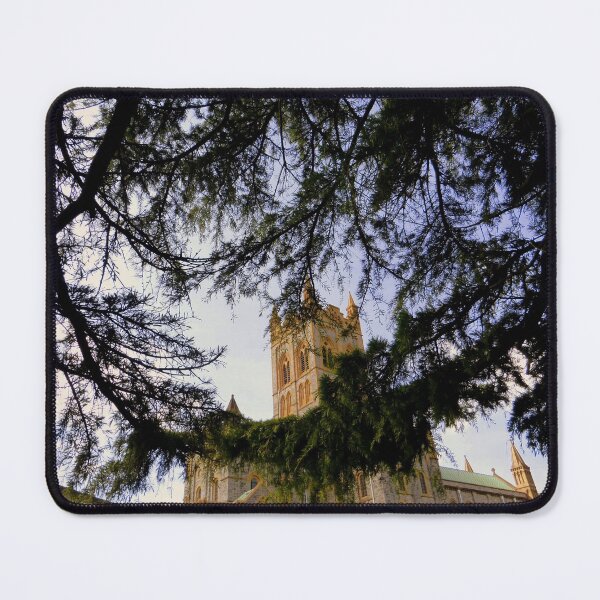 Item preview, Buckfast Abbey,  behind trees designed and sold by Vaengi.