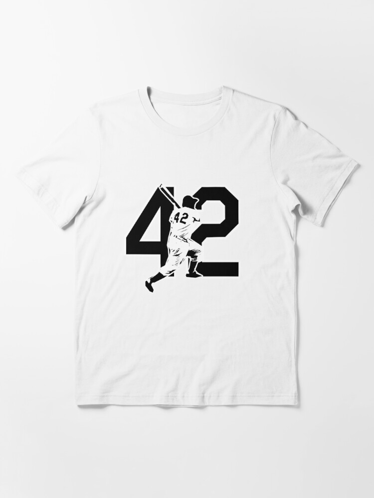 Jackie Robinson #42 Essential Tee M / Triblend Blue