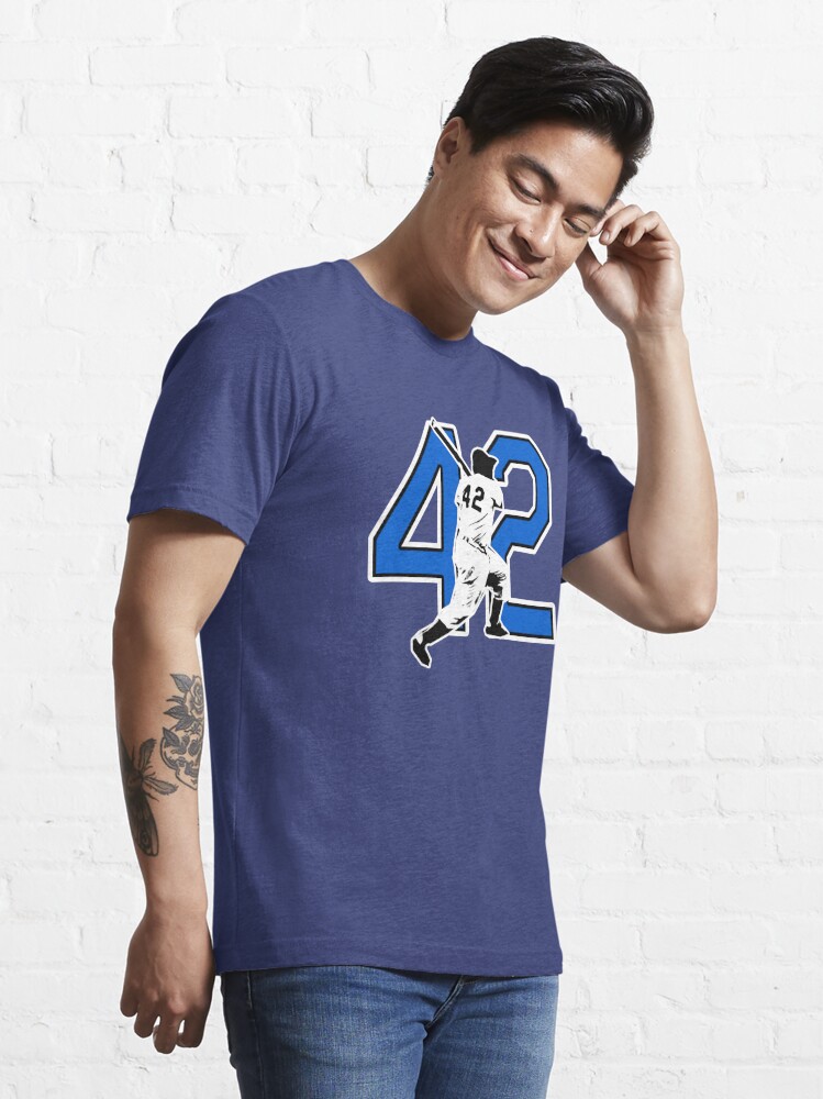 THE VINTAGE BASEBALL NUMBER 42 RETIRED NUMBER BROOKLYN BASEBALL SHIRT, JACKIE  ROBINSON STICKER  Classic T-Shirt for Sale by CityWitty