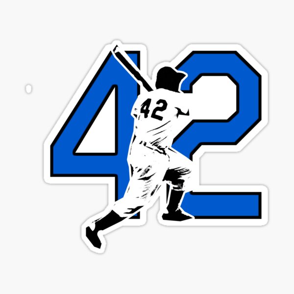 Jackie Robinson 42 by Vintage Baseball Posters