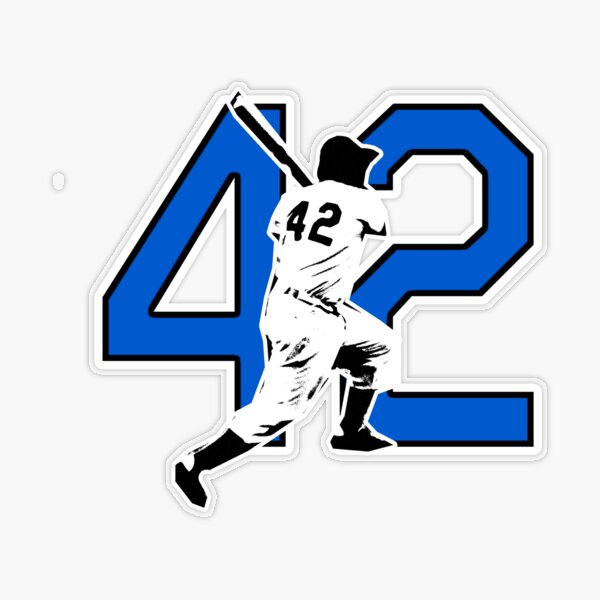 Throwback 50'S Jackie Robinson #42 Brooklyn Type Baseball