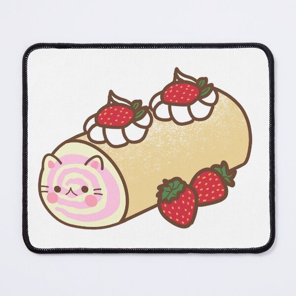 Item preview, strawberry swiss roll cake designed and sold by miriart.