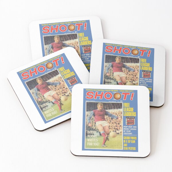 Item preview, Shoot! First Edition Cover - Retro August 16th 1969 - Bobby Moore - League Ladders designed and sold by BlueImage.