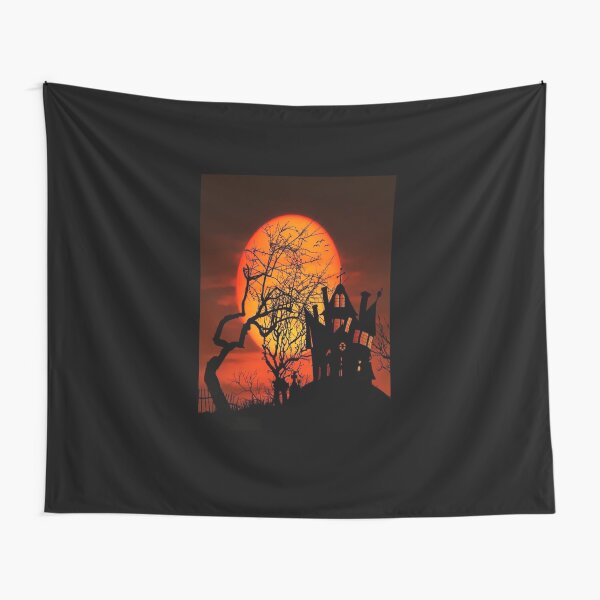 Aperçu de l'œuvre Foret d halloween au crepuscule créée et vendue par metalriffer.