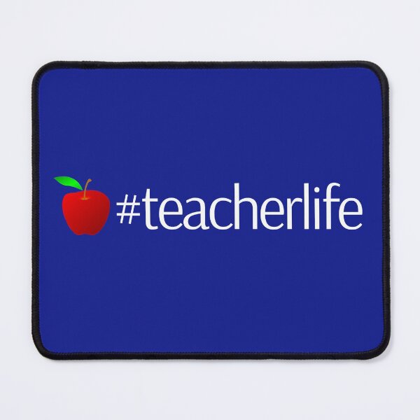 Item preview, #teacher life with apple designed and sold by DKVanOss.