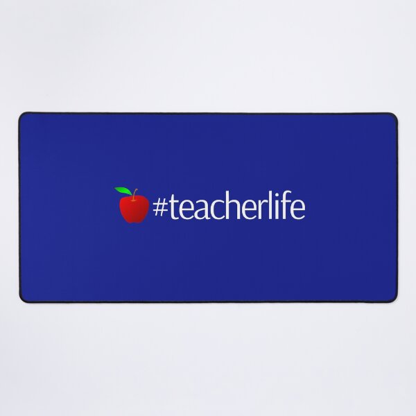 Item preview, #teacher life with apple designed and sold by DKVanOss.