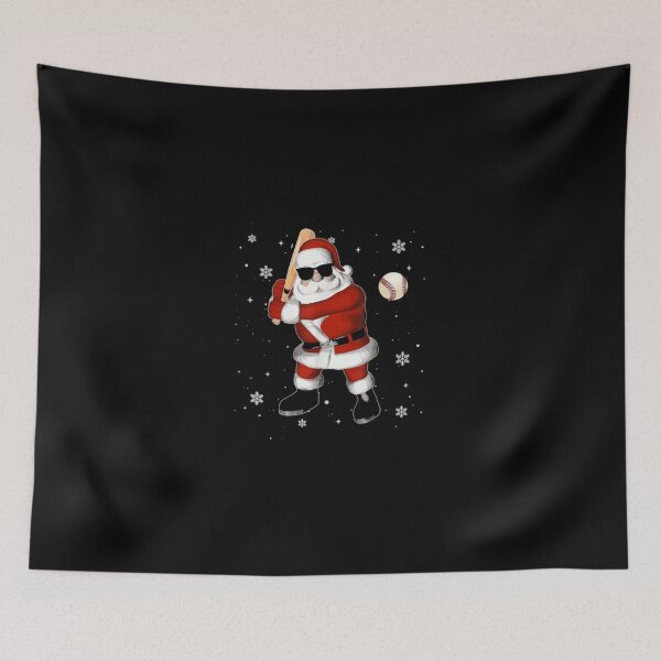 Item preview, Santa Playing Baseball designed and sold by Meeus Kathleen.