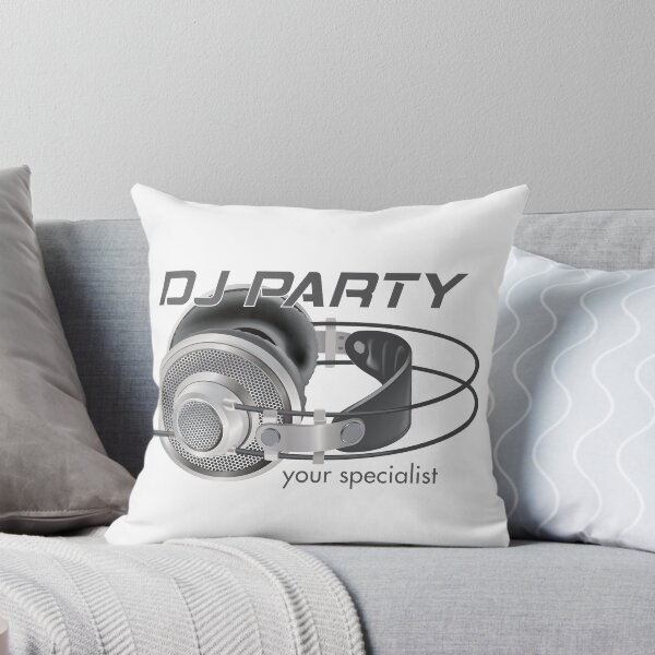 Item preview, DJ Headphones, Party Specialist for white background designed and sold by coffeeapparel.