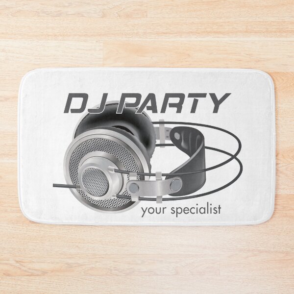 Item preview, DJ Headphones, Party Specialist for white background designed and sold by coffeeapparel.
