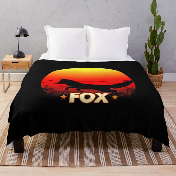Item preview, Fox animal Retro Vintage Sunset Animals designed and sold by Cuatrocaminos.