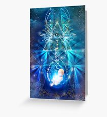 "Revival" - Eye of Osiris - Sacred Geometry Greeting Card