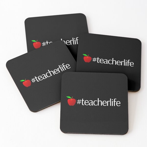 Item preview, #teacher life with apple designed and sold by DKVanOss.