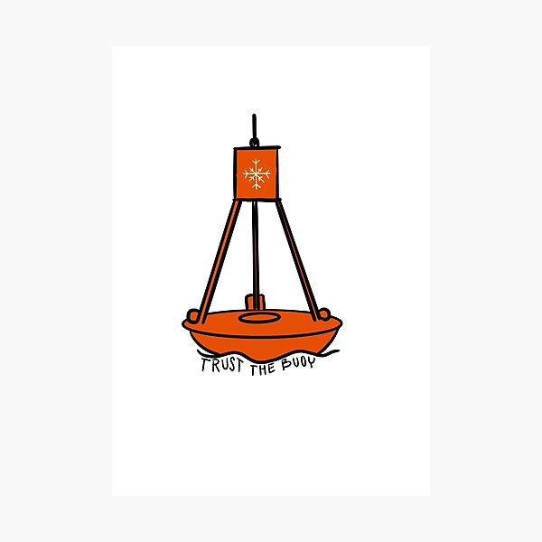 snow buoy Photographic Print