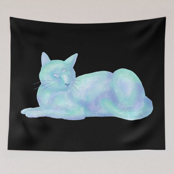 Item preview, Blue Galaxy Cat designed and sold by HavenAlethea.