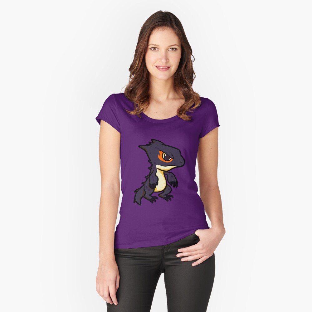 Item preview, Fitted Scoop T-Shirt designed and sold by SmokingSheep.