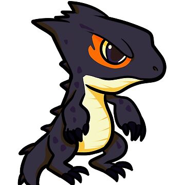 Artwork thumbnail, Red eyed crocodile skink by SmokingSheep