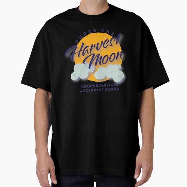 UUMAN Congregation Under the Harvest Moon Auction Logo Oversized T-Shirt