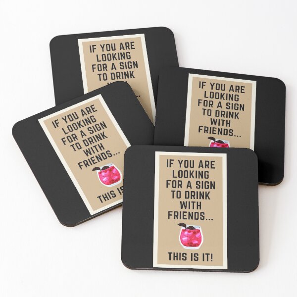 Item preview, Sign to Drink with Friends designed and sold by CheryleaDesigns.