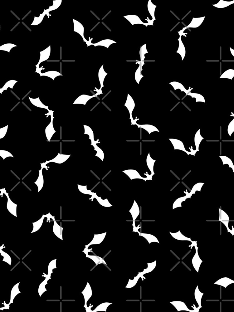Thumbnail 4 of 4, iPhone Case, Bats - pattern - solid designed and sold by Bearded-Cow.