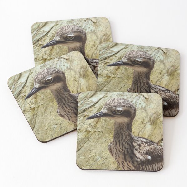 Item preview, Curlew on Bark Background designed and sold by TeeRayBee.