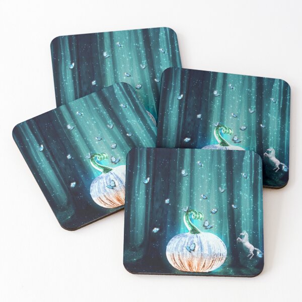 Item preview, Enchanted Forest, Butterflies and Crystal Pumpkin Halloween  designed and sold by Jolly-Yosei.