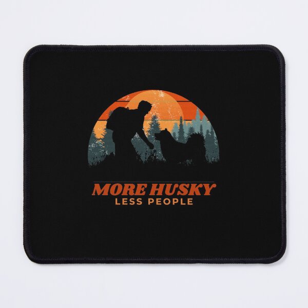 Item preview, More Husky Less People Distressed Husky Dad Gift designed and sold by Guarddogdrive.