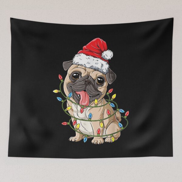 Item preview, pug dog christmas designed and sold by anthonybarr1205.