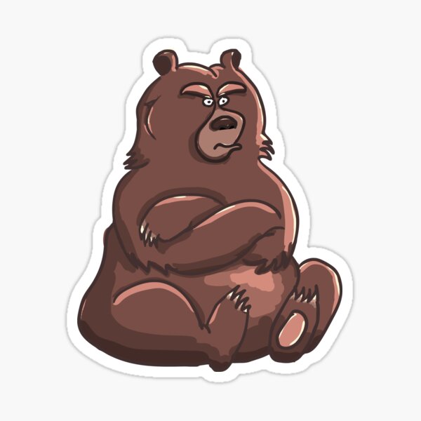 Grumpy Bear Sticker