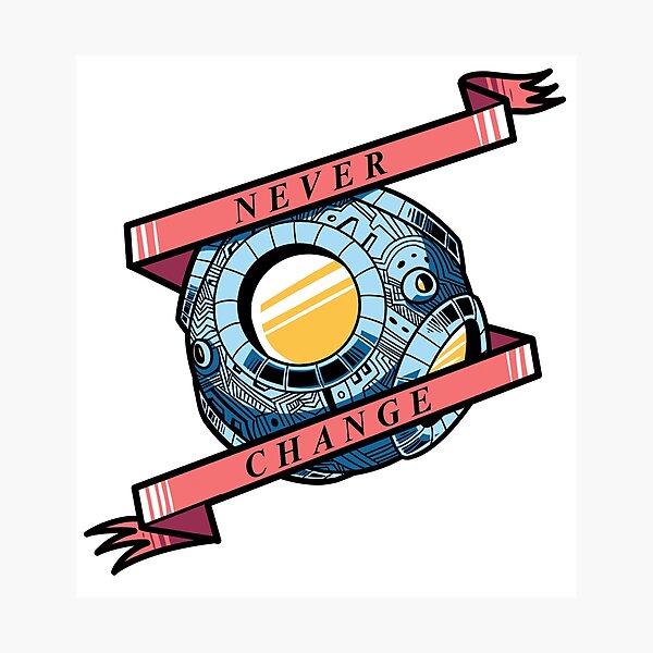 Never Change T-Cog Photographic Print