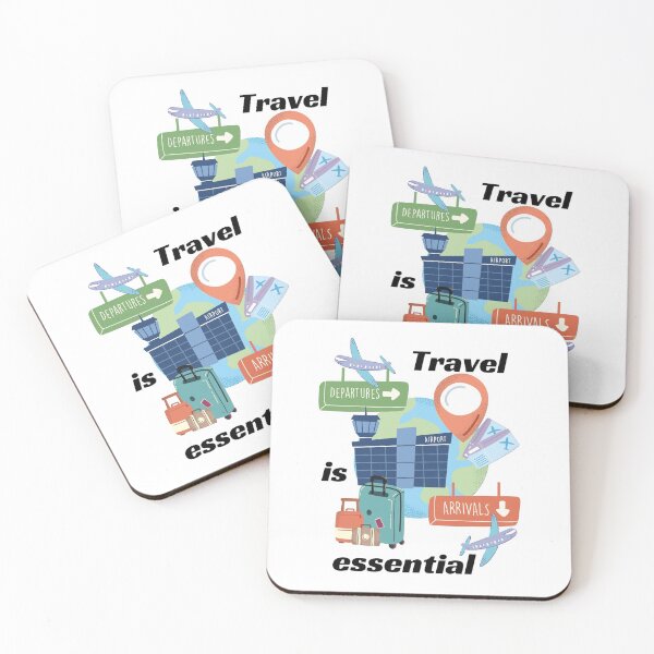 Item preview, Travel is Essential designed and sold by JustaGurli.