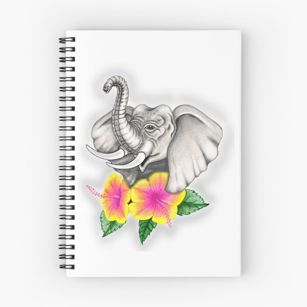 Item preview, Elefante de la suerte con flor designed and sold by EverIris.