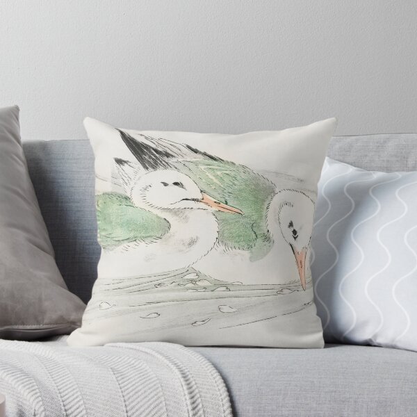Item preview, Gulls in Water by Numata Kashu - Japanese Vintage Artwork designed and sold by Purrfecta.