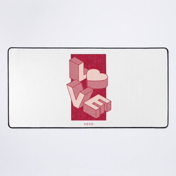 Item preview, Love In 3d Block Letters - Love XOXO designed and sold by molamode.