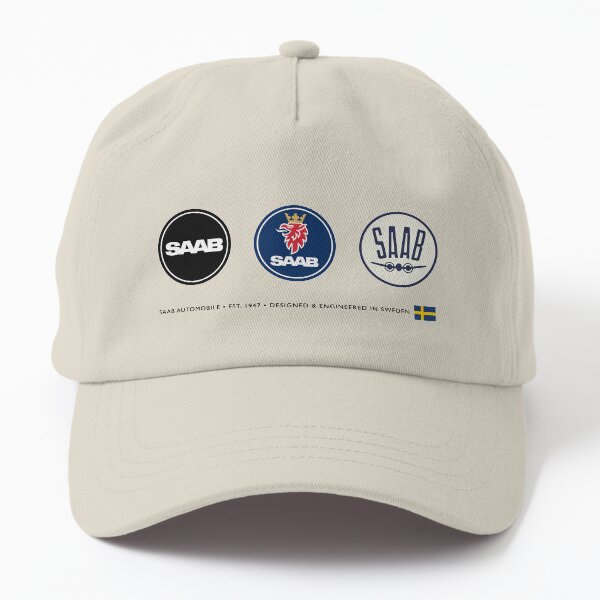 SAAB AUTOMOBILE • EST. 1947 • DESIGNED & ENGINEERED IN SWEDEN Dad Hat