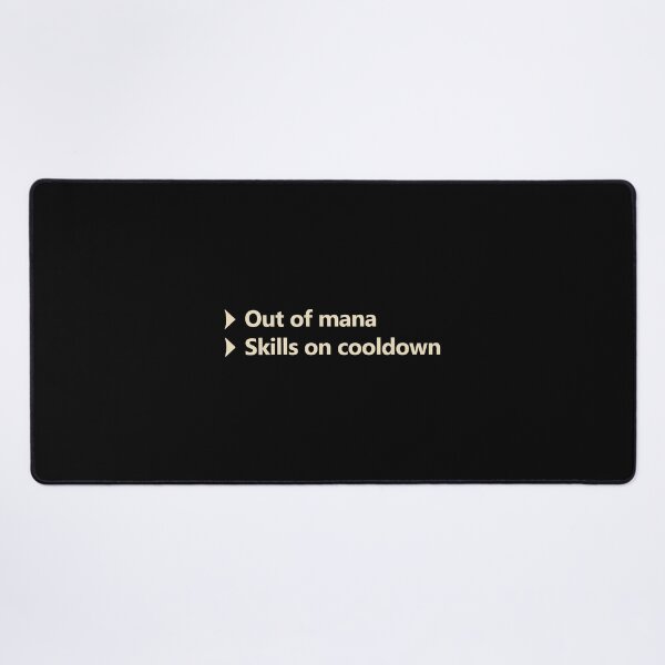 Item preview, Dota 2: Out of mana, Skills on cooldown designed and sold by rytsullivan.